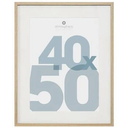 Ramka na zdjęcia 40x50 na ścianę drewniana naturalna Manu skandynawska Atmosphera