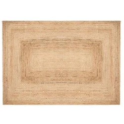 Dywan boho z juty 160x230 Atmosphera naturalny prostokątny do salonu lub sypialni