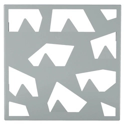 Wieszak ścienny Spark szary metalowy nowoczesny do przedpokoju i garderoby Doka