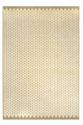 Dywan nowoczesny beżowy Trenzada 160x230 Carpet Decor do salonu i na taras łatwoczyszczący