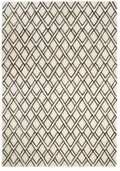 Dywan wełniany nowoczesny Brooklyn black 160x230 do salonu i sypialni ręcznie tkany