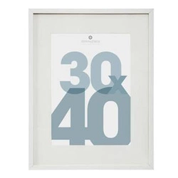 Ramka na zdjęcia 30x40 biała Manu Atmosphera nowoczesna do powieszenia na ścianę