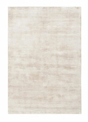 Dywan nowoczesny z wiskozy Tere Silver 200x300 Carpet Decor ręcznie tkany do salonu szary