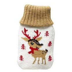 Termofor Renifer Feeric Christmas biały nowoczesna dekoracja świąteczna do domu 12 cm