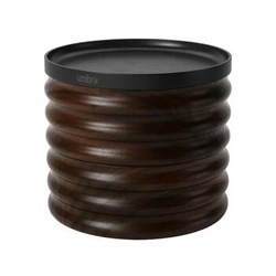 Organizer na biżuterię do postawienia Tesora wood Umbra drewniany dwupoziomowy orzech