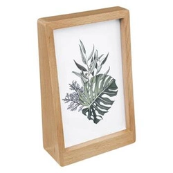 Ramka na zdjęcia 10x15 stojąca drewniana Eris Atmosphera naturalna skandynawska boho