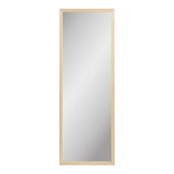 Lustro Scottsdale prostokątne w drewnianej ramie 45x110 do przedpokoju