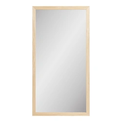Lustro Scottsdale prostokątne w drewnianej ramie do przedpokoju 45x75