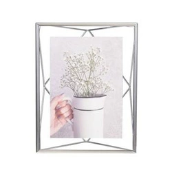 Ramka na zdjęcia 13x18 Prisma Umbra srebrna metalowa stojąca i wisząca nowoczesna