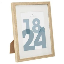 Ramka na zdjęcia 18x24 Manu Atmosphera stojąca i wisząca naturalna skandynawska szklana