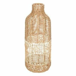 Wysoki wazon dekoracyjny boho Sieste a Lourmarin rattanowy do salonu Atmosphera 55cm