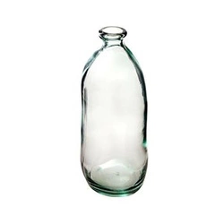 Wazon szklany Dame J 51cm transparentny nowoczesny na kwiaty do salonu Atmosphera