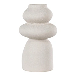 House Nordic wazon ceramiczny beżowy boho dekoracyjny do salonu