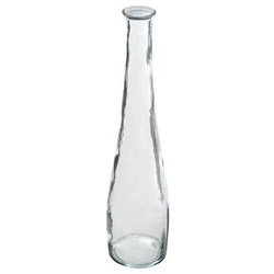 Wazon szklany Long 79 cm transparentny nowoczesny wysoki dekoracyjny do salonu