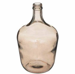 Wazon szklany DemiJohn 30cm dymiony dekoracyjny na kwiaty do salonu Atmosphera