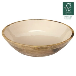 Miska Dune 33 cm z drewna mango