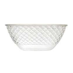 Miska Mirage 25,6cm złoty brzeg plastikowa