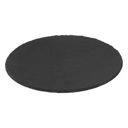 Talerz obrotowy łupek 32 cm czarny 5five simply smart do serwowania przekąsek i dań