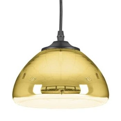 Lampa wisząca kula Victory Glow S złota szklana regulowana do salonu 17 cm