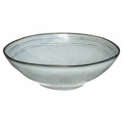 Miska do zupy Flower niebieska 24cm nowoczesna ceramiczna do kuchni zmywarka