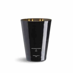 Świeca zapachowa sojowa XXL Cereria Molla Bulgarian Rose & Oud czarna do salonu