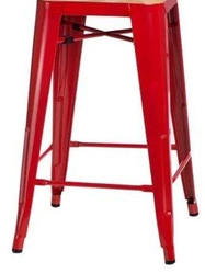 Podstawa hokera 66cm Paris Wood czerwona