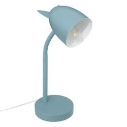 Lampka nocna LED Ears niebieska do pokoju dziecka nowoczesna regulowana Atmosphera 31 cm
