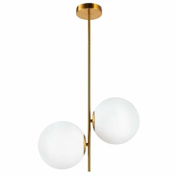 Lampa wisząca VENUS-2 mosiądz 44 cm       OUTLET