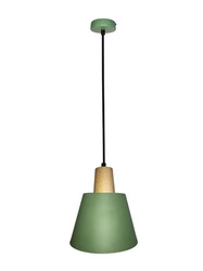 Lampa wisząca Faro zielona nowoczesna metalowa do jadalni nad stół Ledea 90 cm