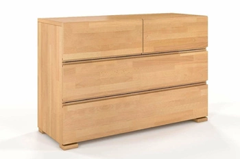 Komoda drewniana z szufladami Skandica Vestre 120 cm skandynawska do salonu lub sypialni