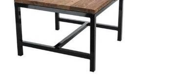 Podstawa stolika Industry 45x45 czarna,
