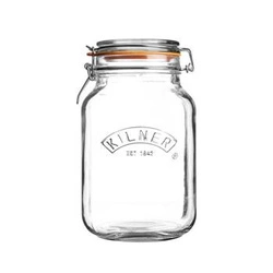 Słoik 1,5 l, Square Clip Top Jar KILNER