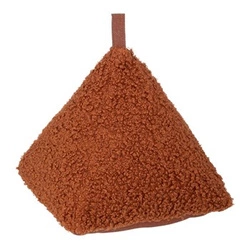 Stoper do drzwi Jaiko Atmosphera nowoczesny dekoracyjny stoper drzwiowy bawełniany brązowy