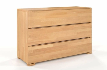 Komoda drewniana z szufladami Sparta 120 cm skandynawska do salonu i sypialni SKANDICA
