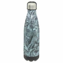 Butelka termiczna Iso Floral niebieska