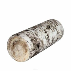 Poduszka wałek ortopedyczna Birch 25x60 cm do salonu i sypialni antyalergiczna Intesi
