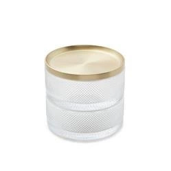 Szkatułka/pojemnik Tesora Glass złoty