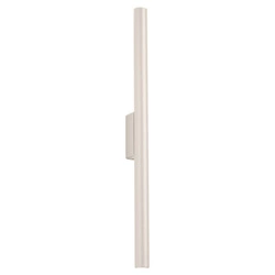 Nowoczesny kinkiet ścienny Pastelo 2 beżowy LED do salonu i sypialni świeci góra dół