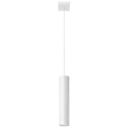 Lampa wisząca Lagos biała nowoczesna metalowa do kuchni salonu jadalni nad wyspę