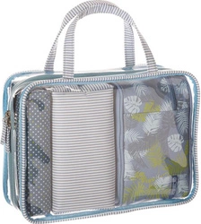 Zestaw 4 kosmetyczek Summer zielony