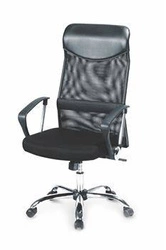 Fotel biurowy ergonomiczny Spiner czarny obrotowy z regulacją wysokości Intesi do biura