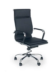 Fotel biurowy ergonomiczny Valadon czarny obrotowy nowoczesny z podłokietnikami do biura