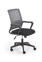 Fotel biurowy ergonomiczny Valts czarny szary obrotowy z podłokietnikami do biura