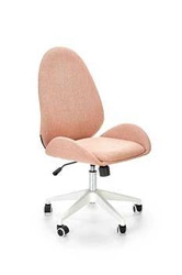 Fotel biurowy ergonomiczny Calf różowy obrotowy z regulacją wysokości do biurka Intesi