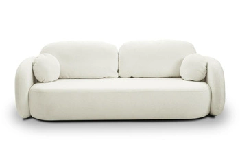 Sofa Salby z funkcją spania biała Sicuro  60