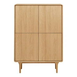 Komoda Darwin skandynawska dąb naturalny 100 cm na nóżkach do salonu