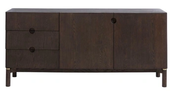 Komoda Arun 160 cm espresso nowoczesna z szufladami do salonu