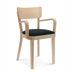 Krzesło tapicerowane z podłokietnikami Fameg Solid B-9449 do jadalni i salonu personalizowane
