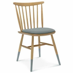 Krzesło do jadalni Wand Fameg tapicerowane drewniane personalizowane nowoczesne bukowe