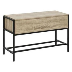 Ławka do przedpokoju Aliaj loftowa ze schowkiem na buty naturalna 5five simply smart